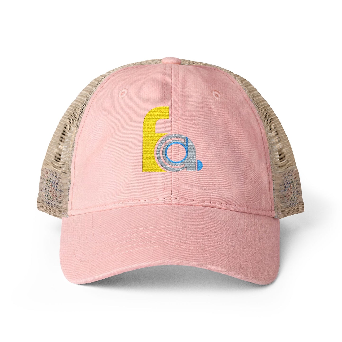 FACD Logo Women’s Embroidered Mesh Hat | Ponytail Cap