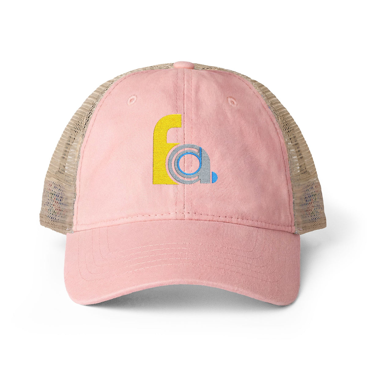 FACD Logo Women’s Embroidered Mesh Hat | Ponytail Cap