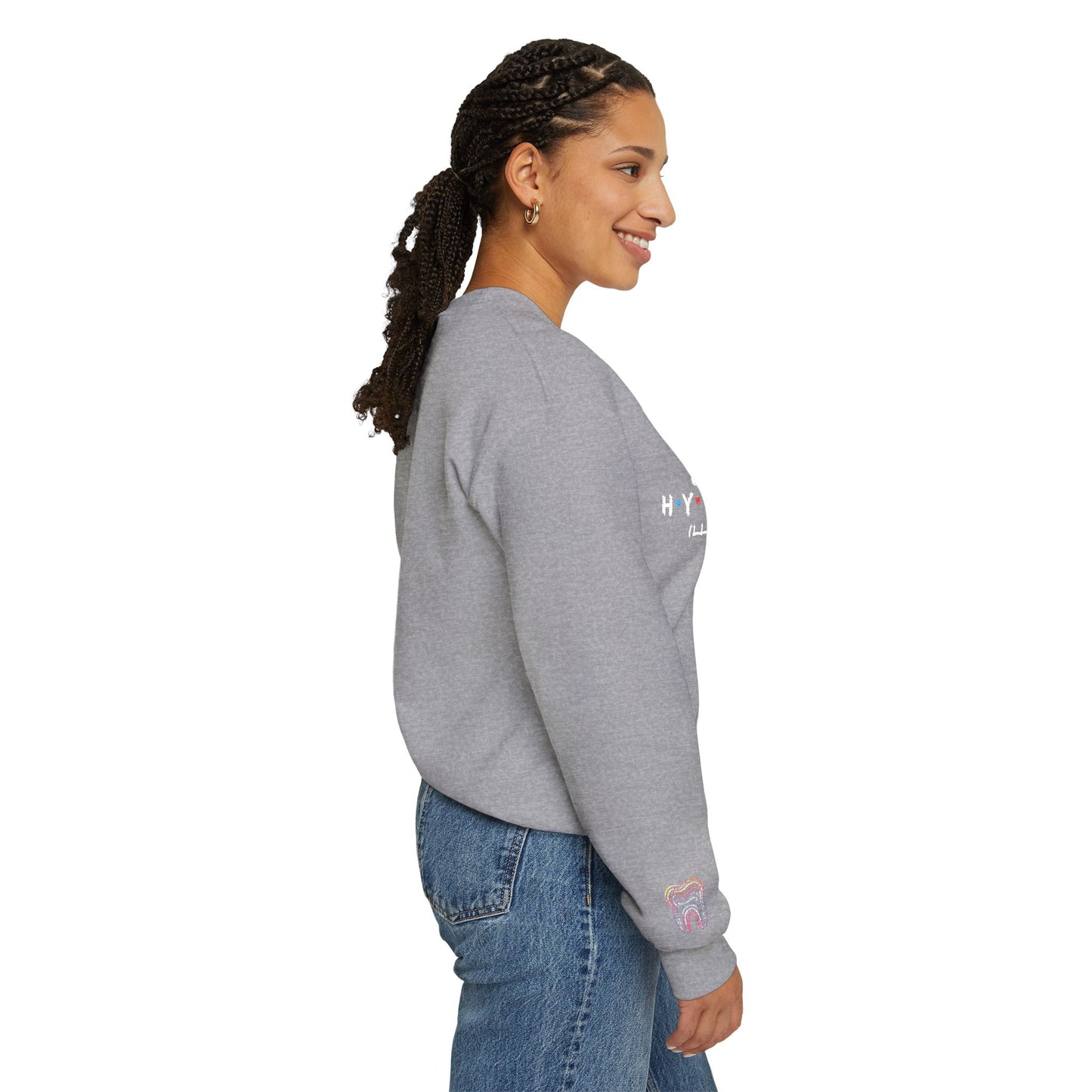 Dental Hygienist Crewneck Sweatshirt — Cute Colorful Dental Team Gift