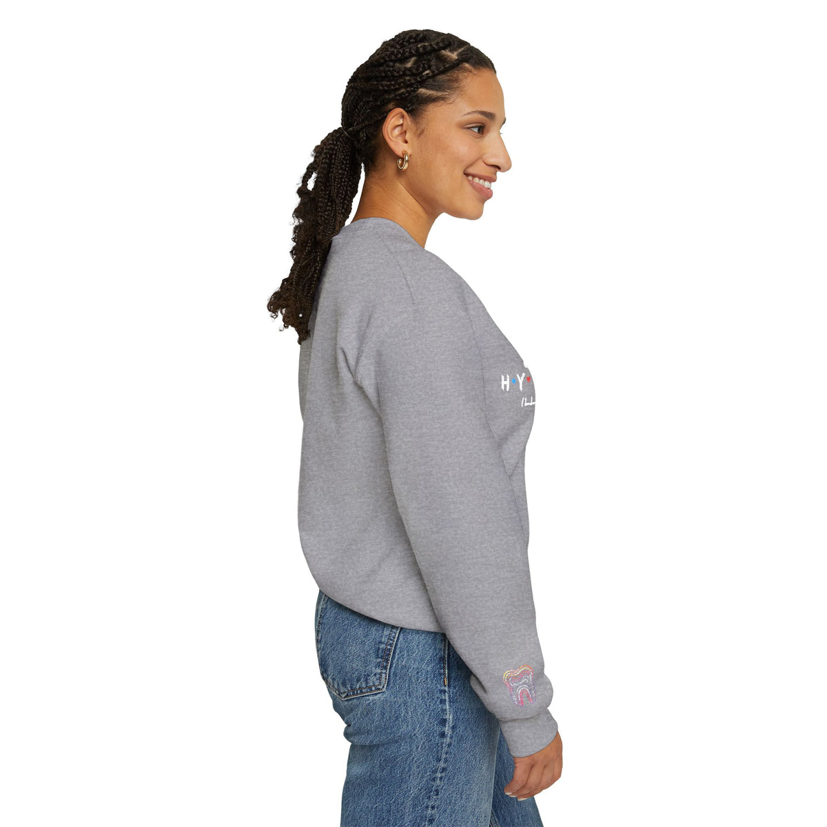 Dental Hygienist Crewneck Sweatshirt — Cute Colorful Dental Team Gift