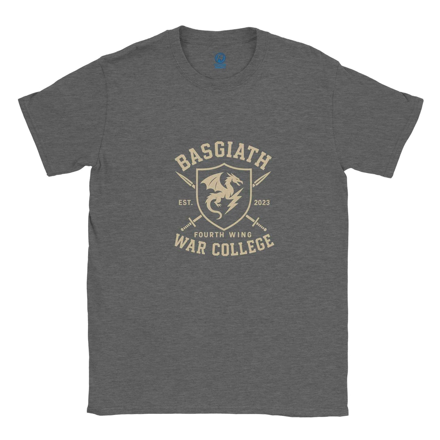 "Basgiath War College" Bookish T-Shirt – Fourth Wing Dragon Rider Design