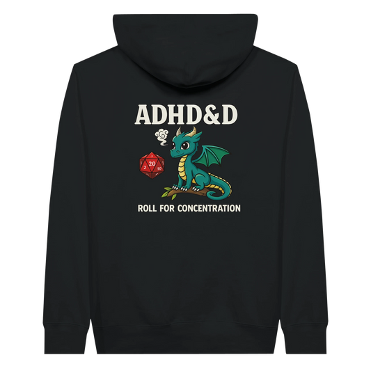 ADHD&D Roll for Concentration Hoodie