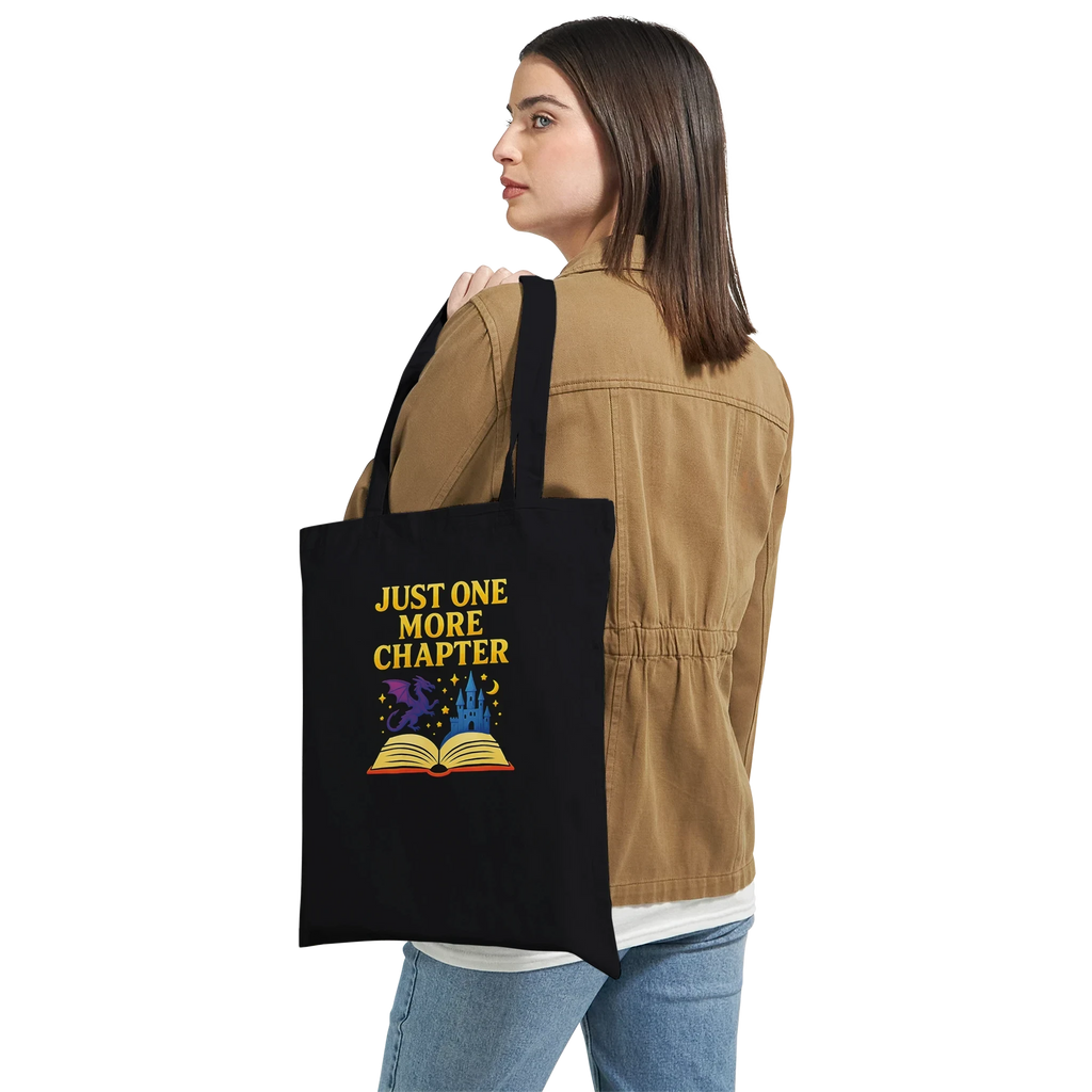 Just One More Chapter Tote Bag