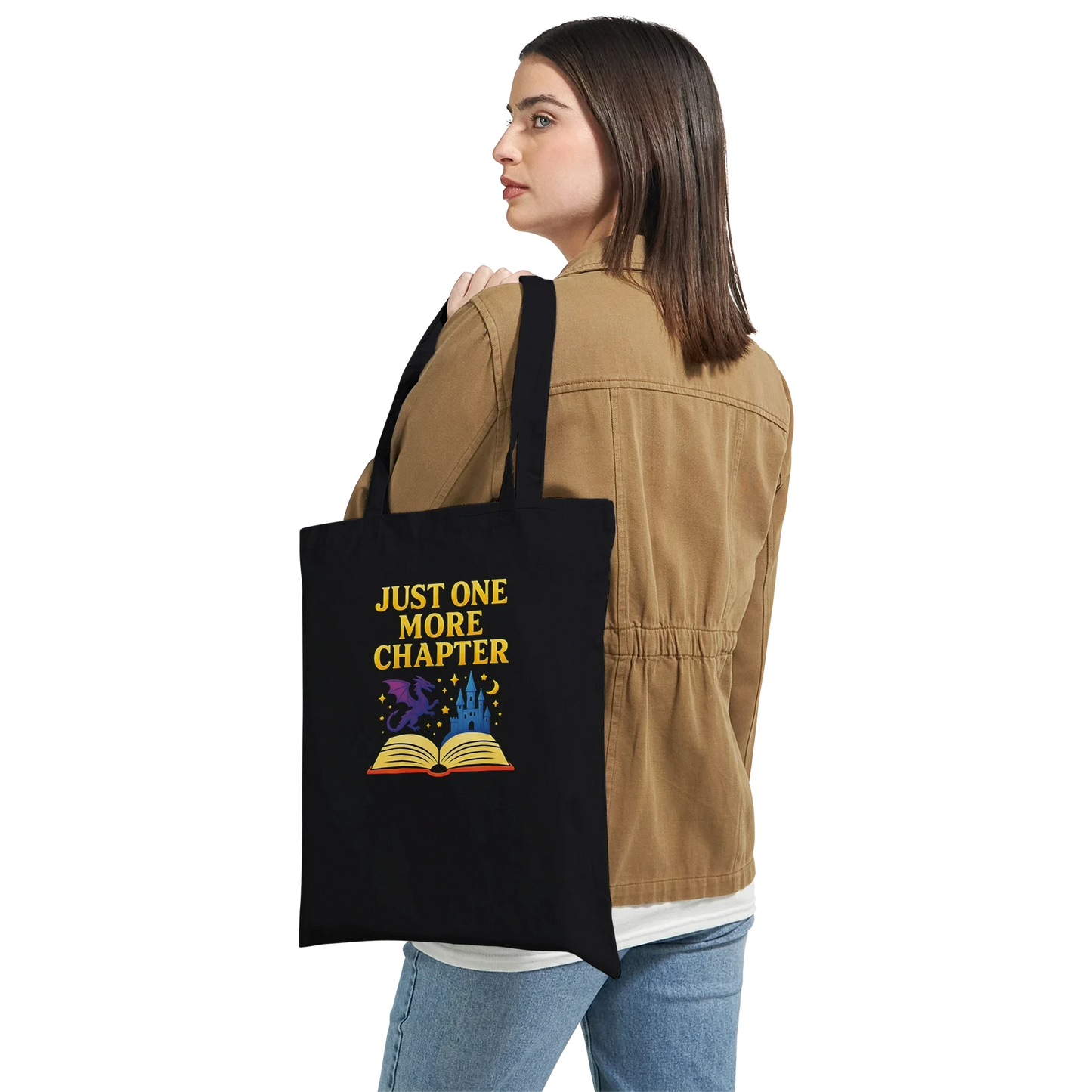 Just One More Chapter Tote Bag