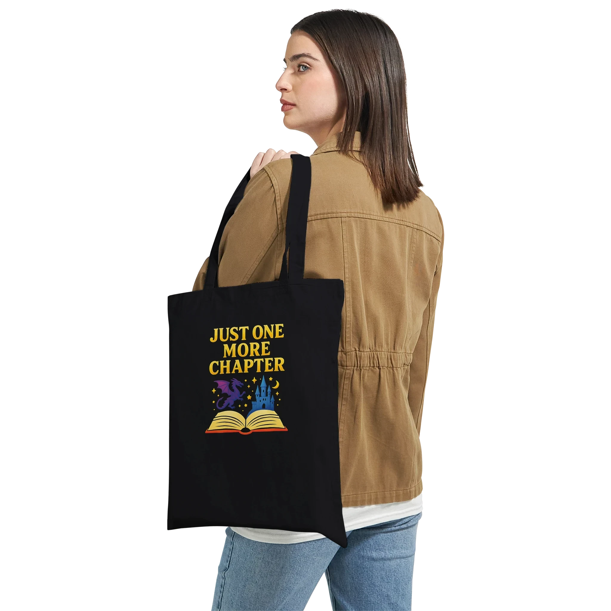 Just One More Chapter Tote Bag