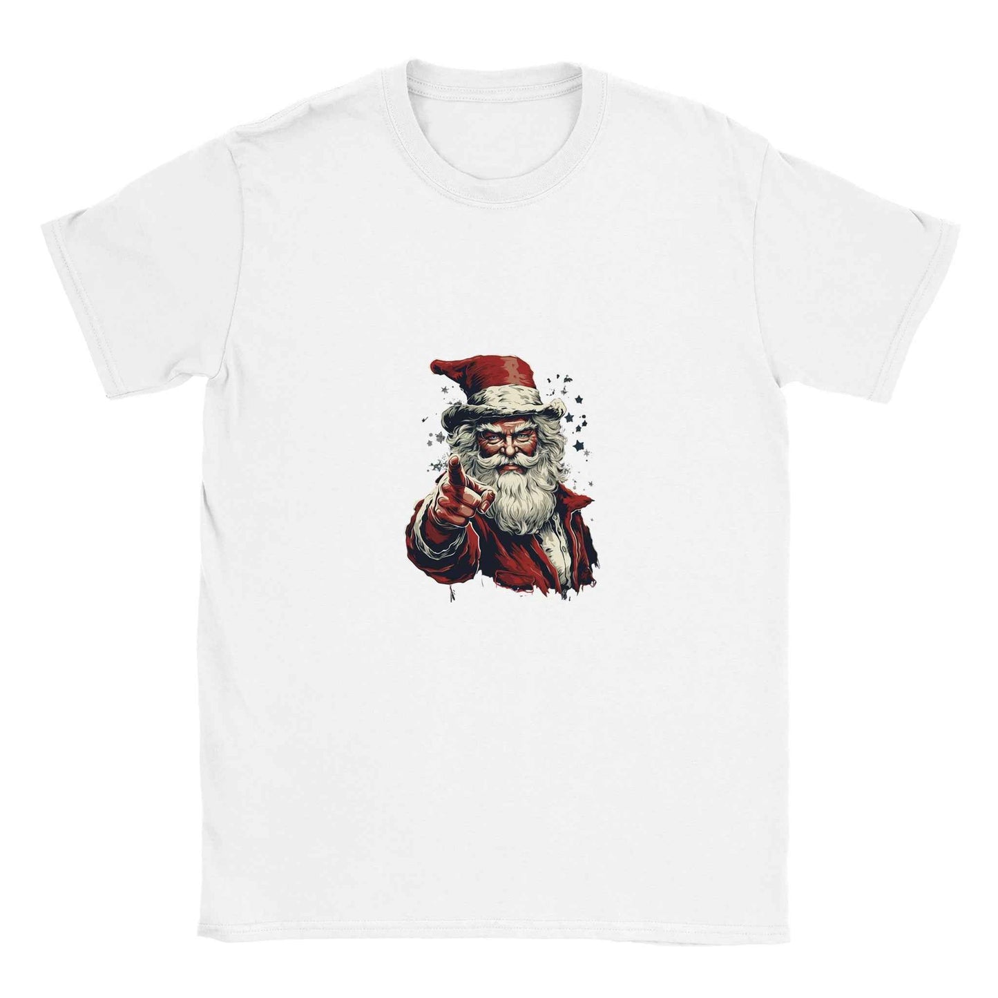 Badass Santa Claus T-Shirt – Festive Holiday Graphic Tee with an Edge