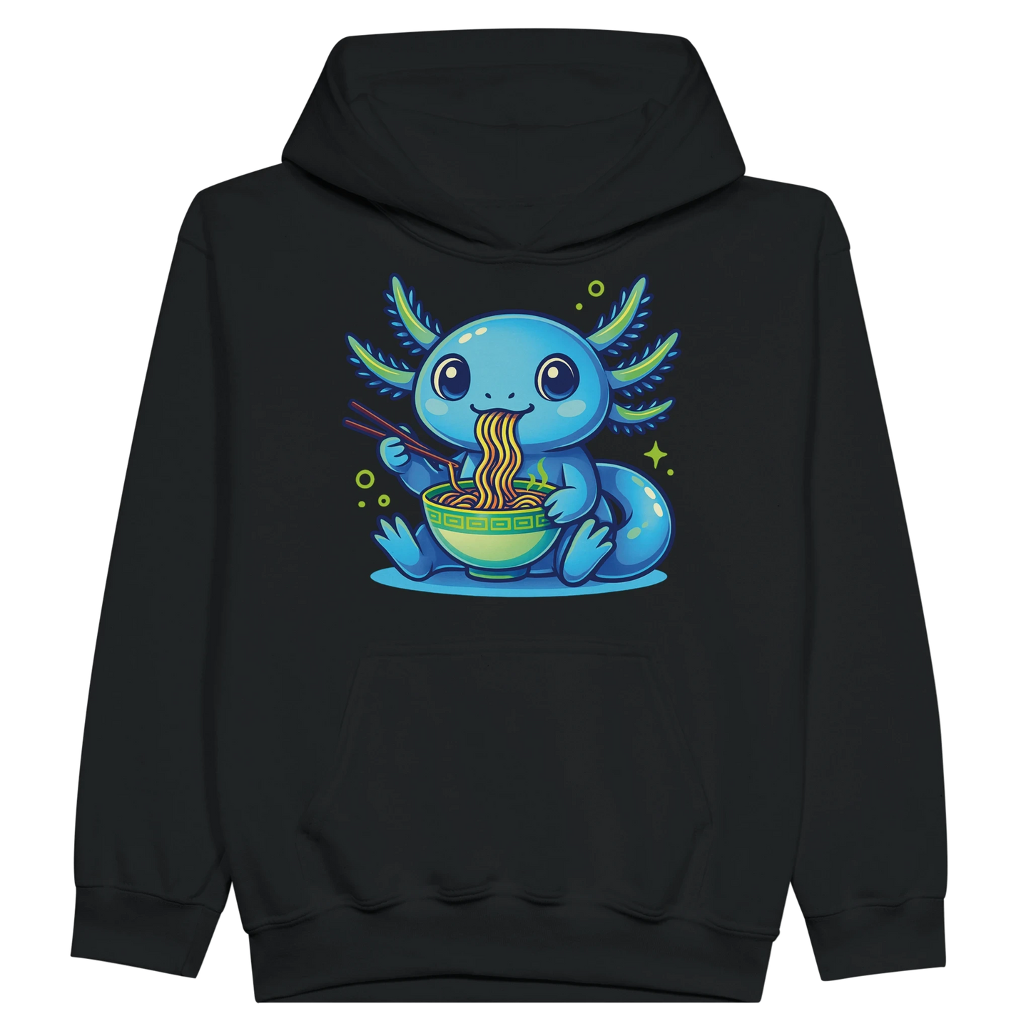 Kids Kawaii Axolotl Ramen Hoodie