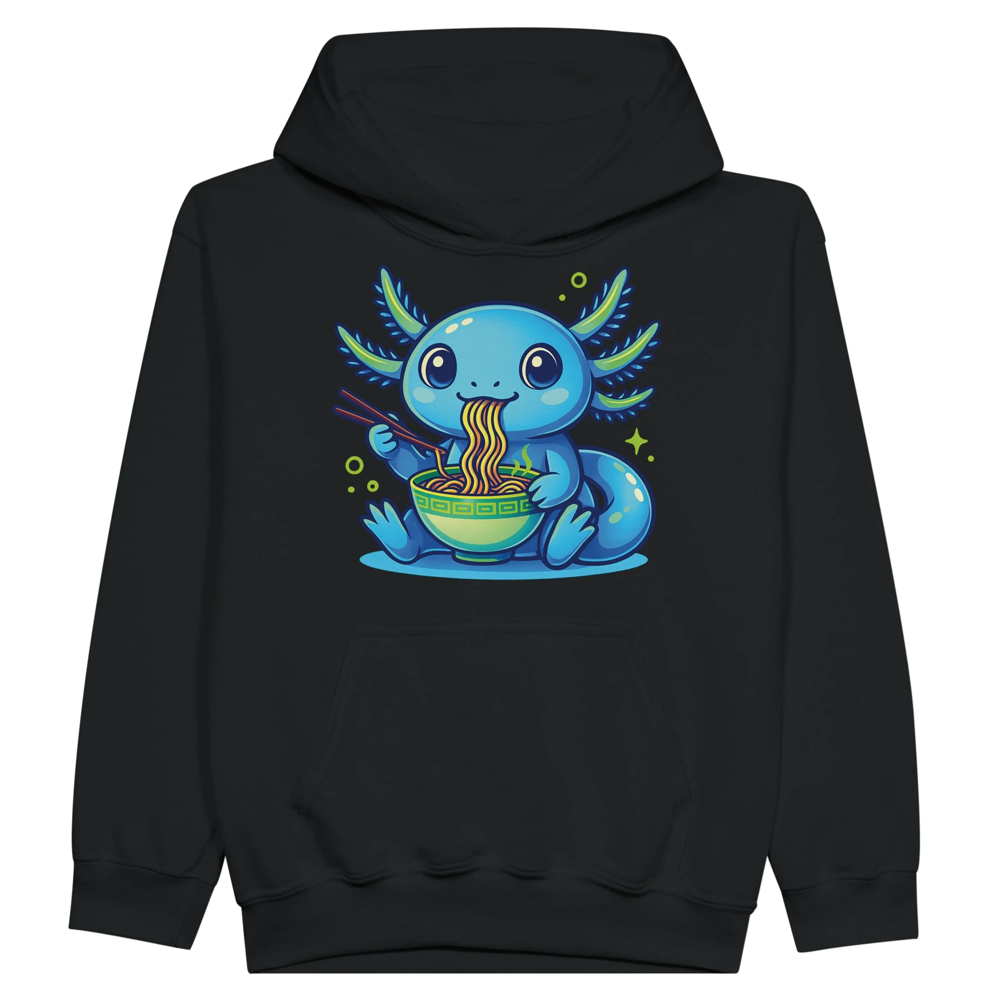 Kids Kawaii Axolotl Ramen Hoodie