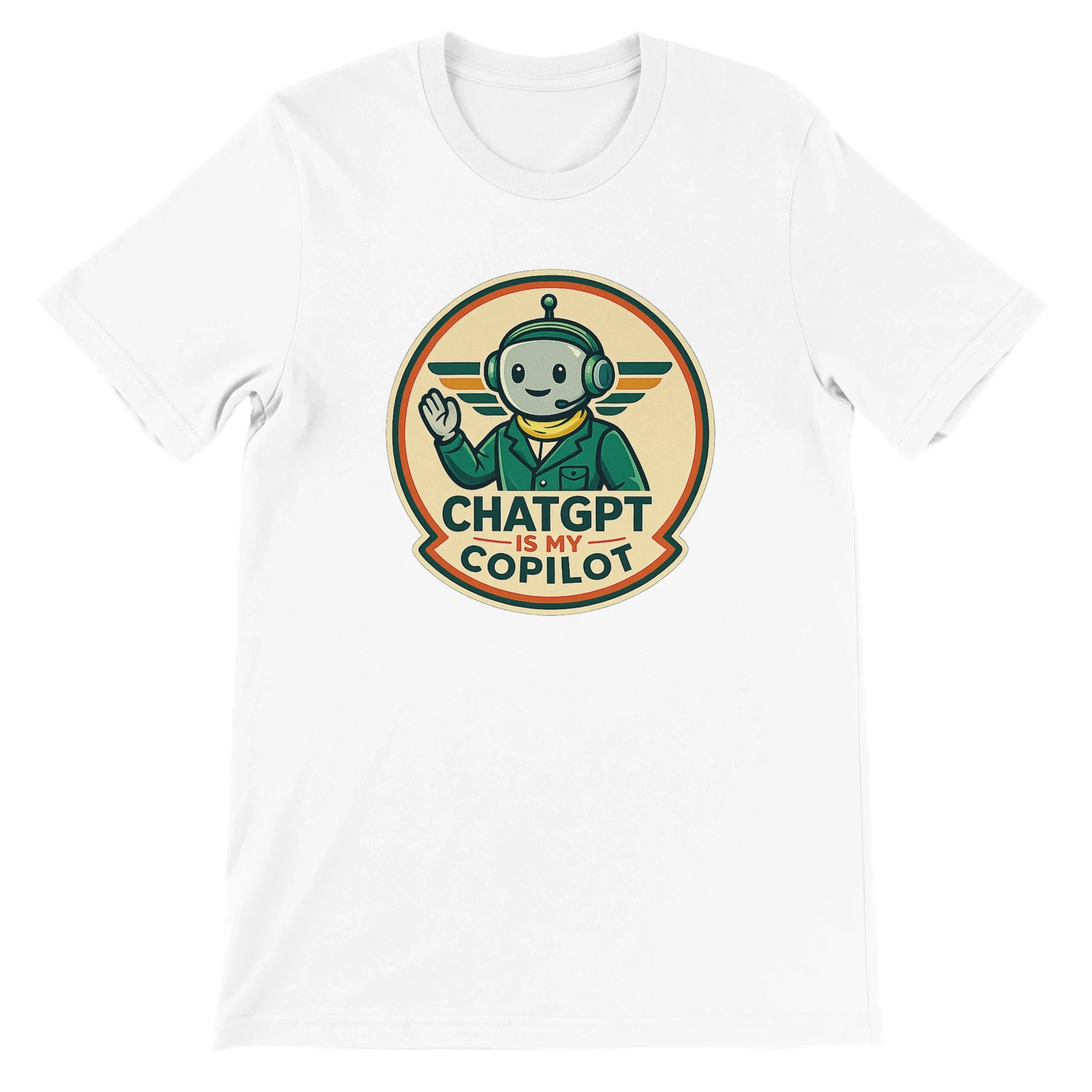 AI Co-Pilot Retro Tech T-Shirt