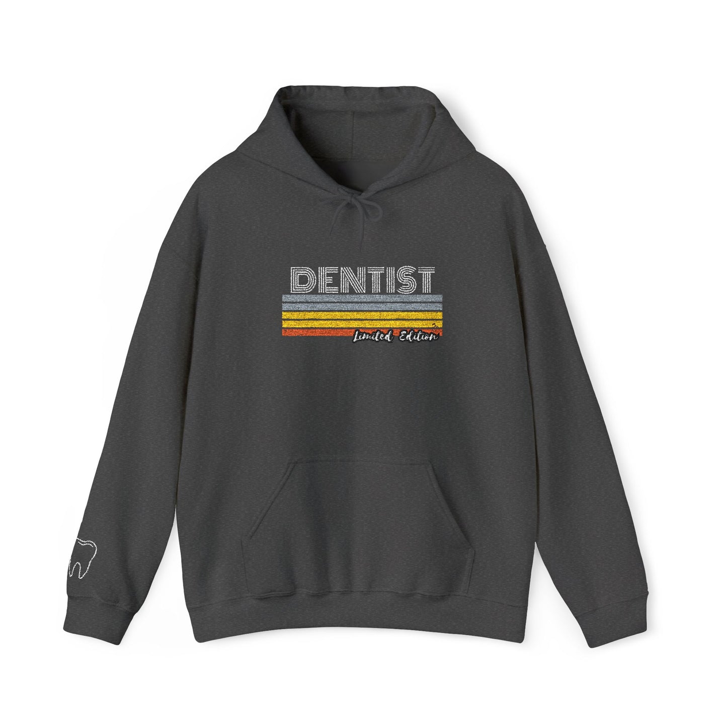 Embroidered Retro Dentist Hoodie | Dental Apparel