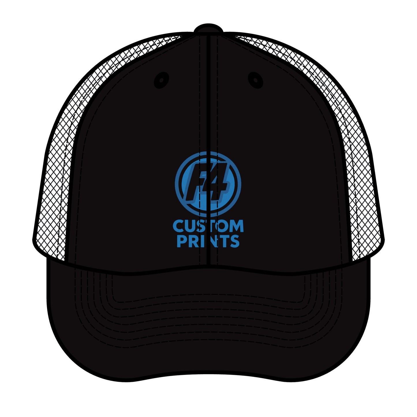 Custom Retro Trucker Hat | Custom Logo Trucker Hats by F4