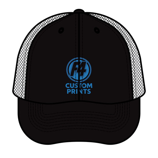Custom Retro Trucker Hat | Custom Logo Trucker Hats by F4