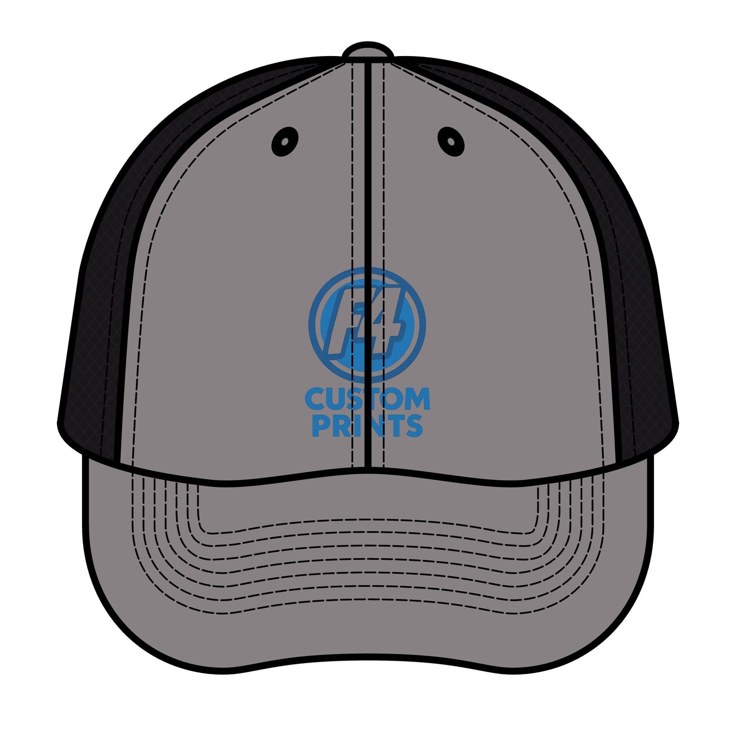 Custom Retro Trucker Hat | Custom Logo Trucker Hats by F4