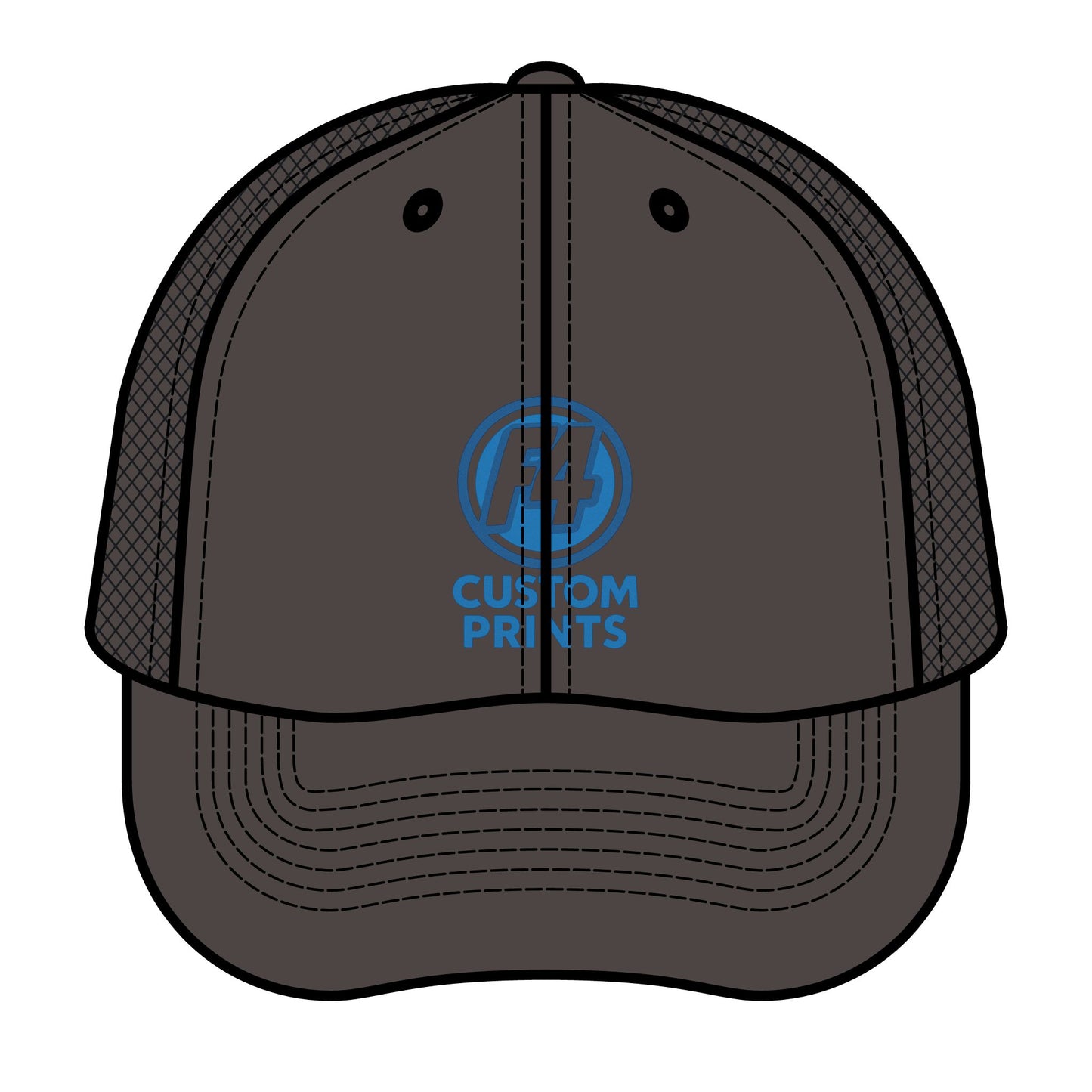 Custom Retro Trucker Hat | Custom Logo Trucker Hats by F4
