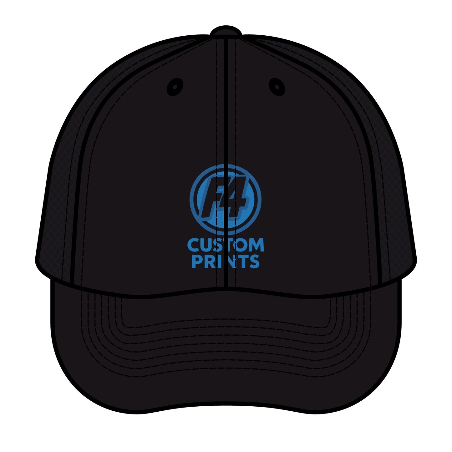 Custom Retro Trucker Hat | Custom Logo Trucker Hats by F4