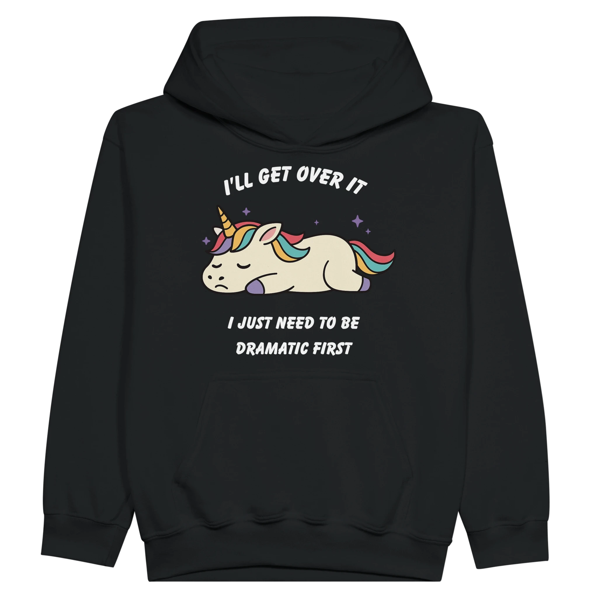 Kids Dramatic Unicorn Hoodie