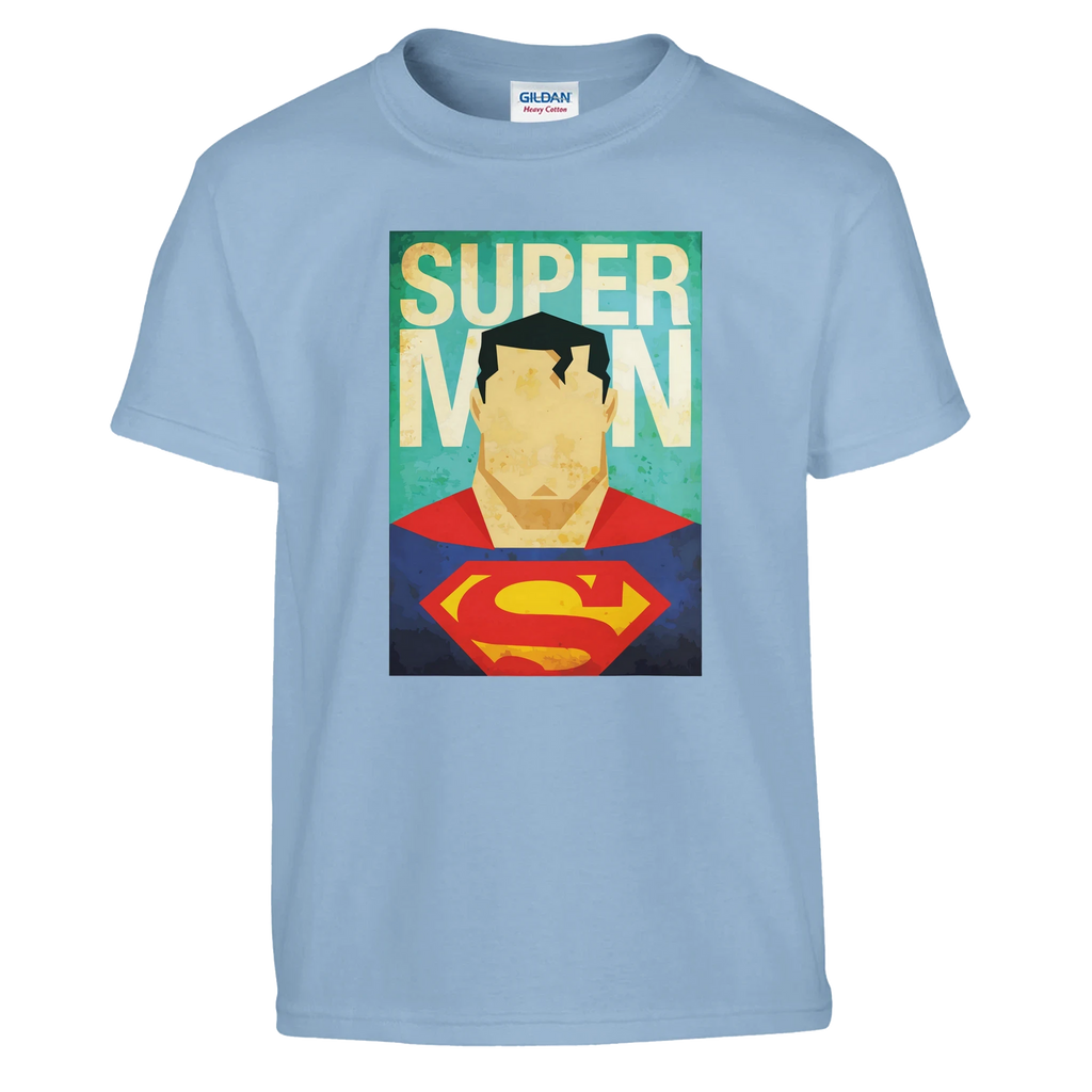 Kids Retro Superman Inspired T-Shirt