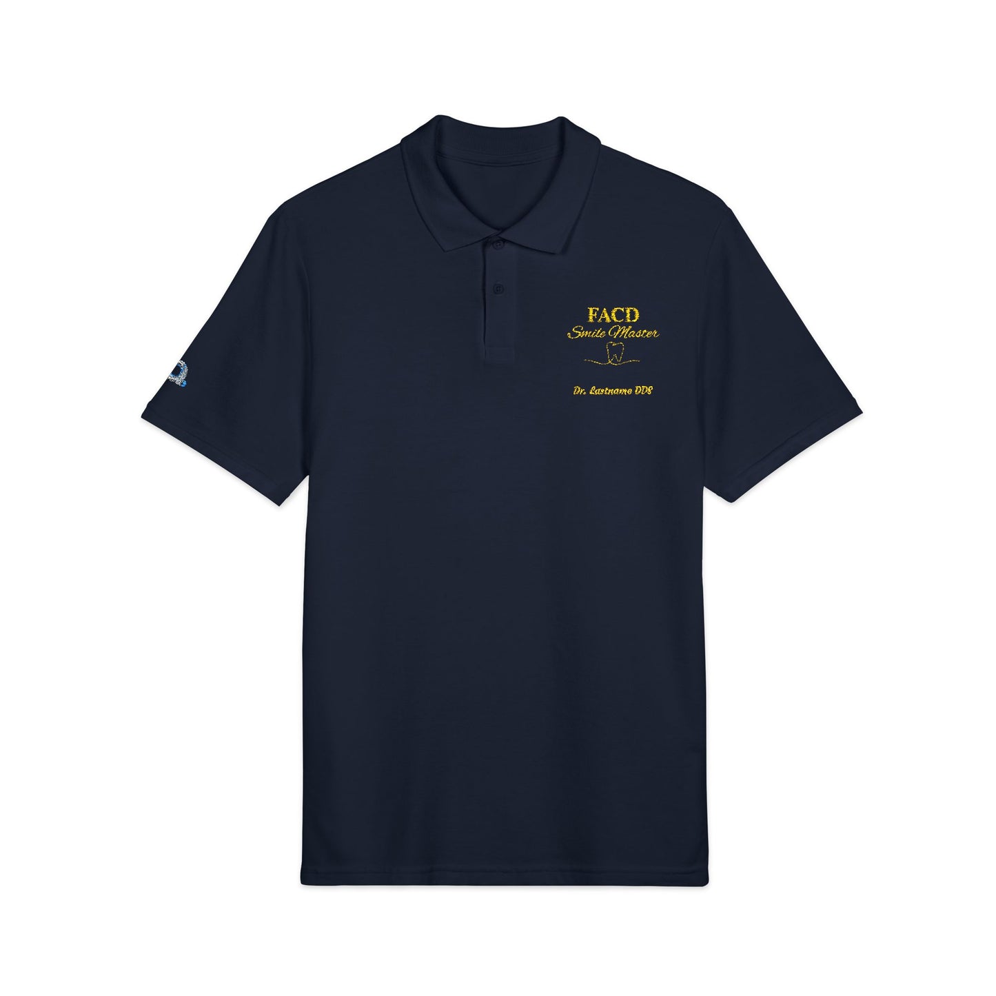 FACD Smile Masters Embroidered Polo — Personalized Name Pique Shirt