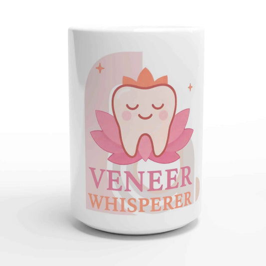 FACD Veneer Whisperer 15oz Ceramic Mug | Dental Coffee Mug