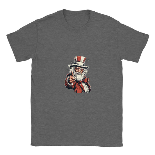 Uncle Santa Hat Christmas Shirt – Festive Holiday Graphic Tee for Men & Women