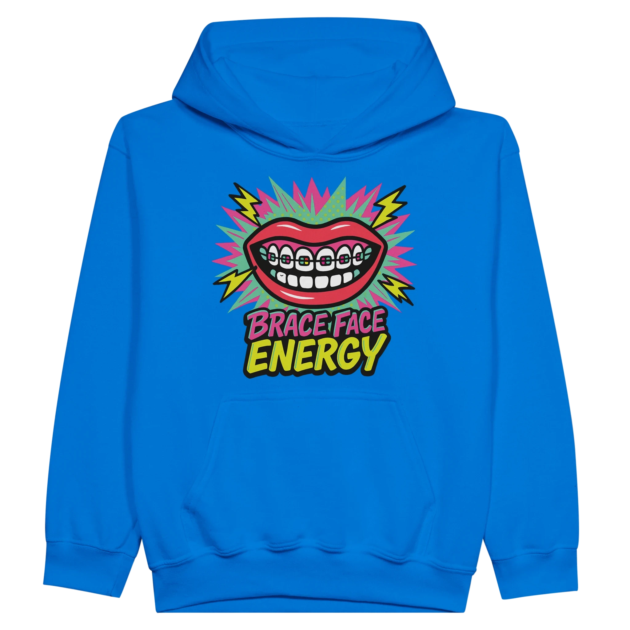 Kids Brace Face Energy Hoodie