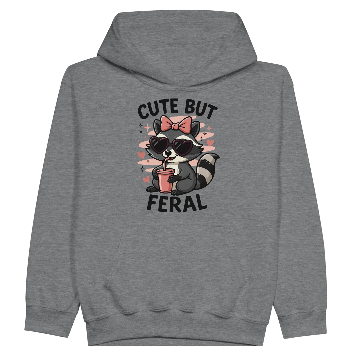 Kids Cute But Feral Hoodie