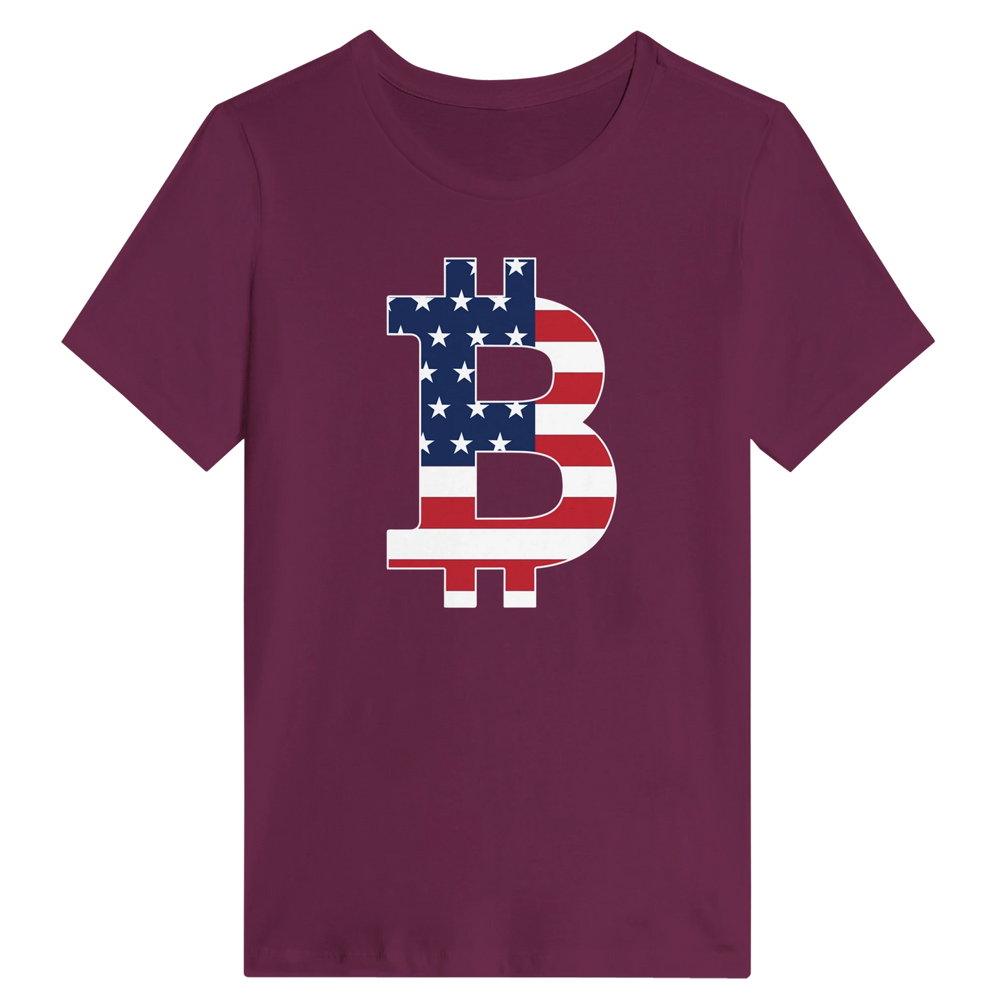 American Flag Bitcoin Women's Shirt