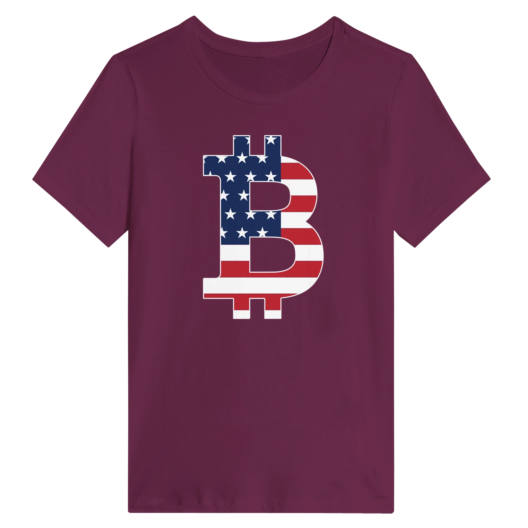 American Flag Bitcoin Women's Shirt