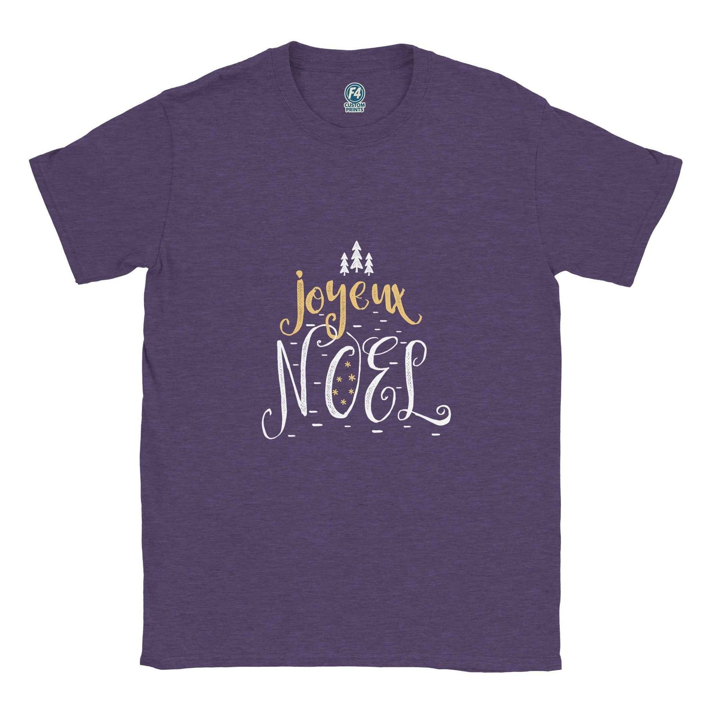 Joyeux Noël Script Tee – Festive French Holiday Graphic T-Shirt in Multiple Colors