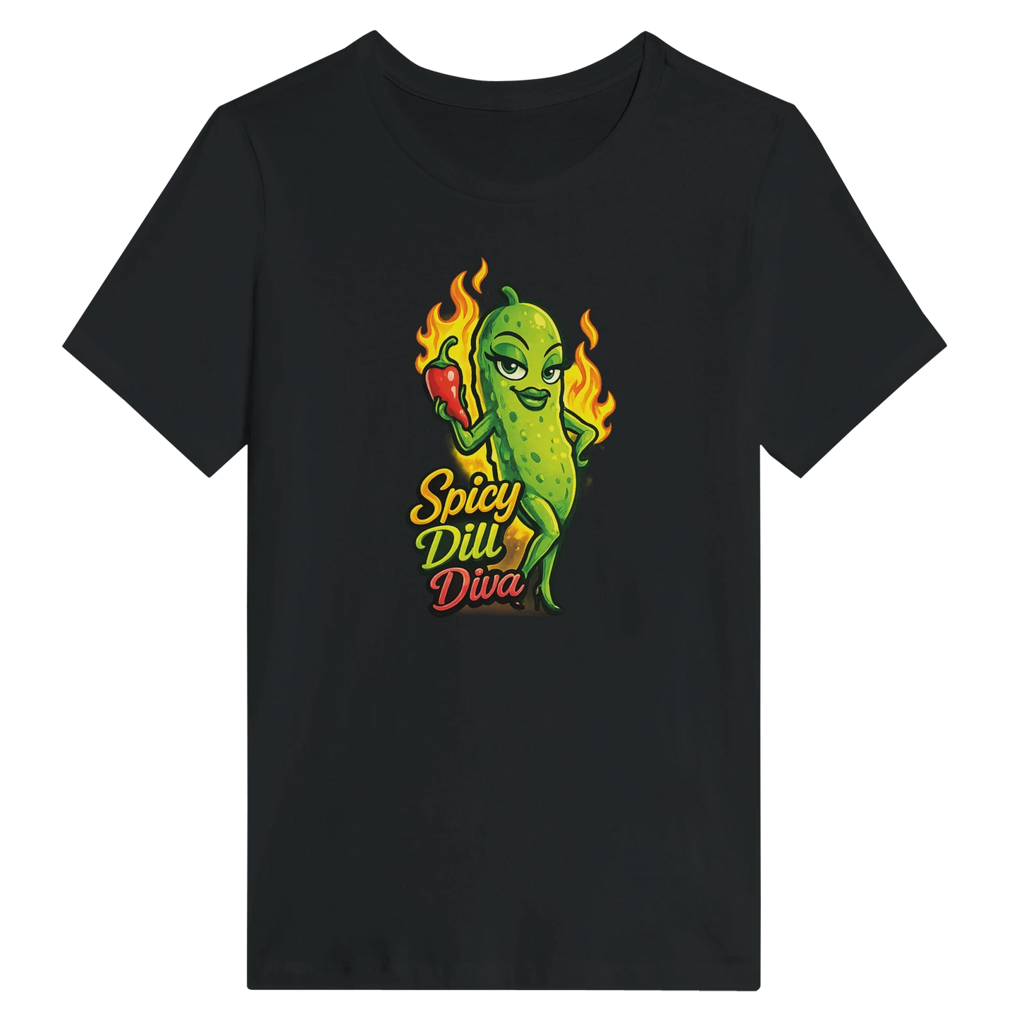 Women’s Spicy Dill Diva Pickle T-Shirt