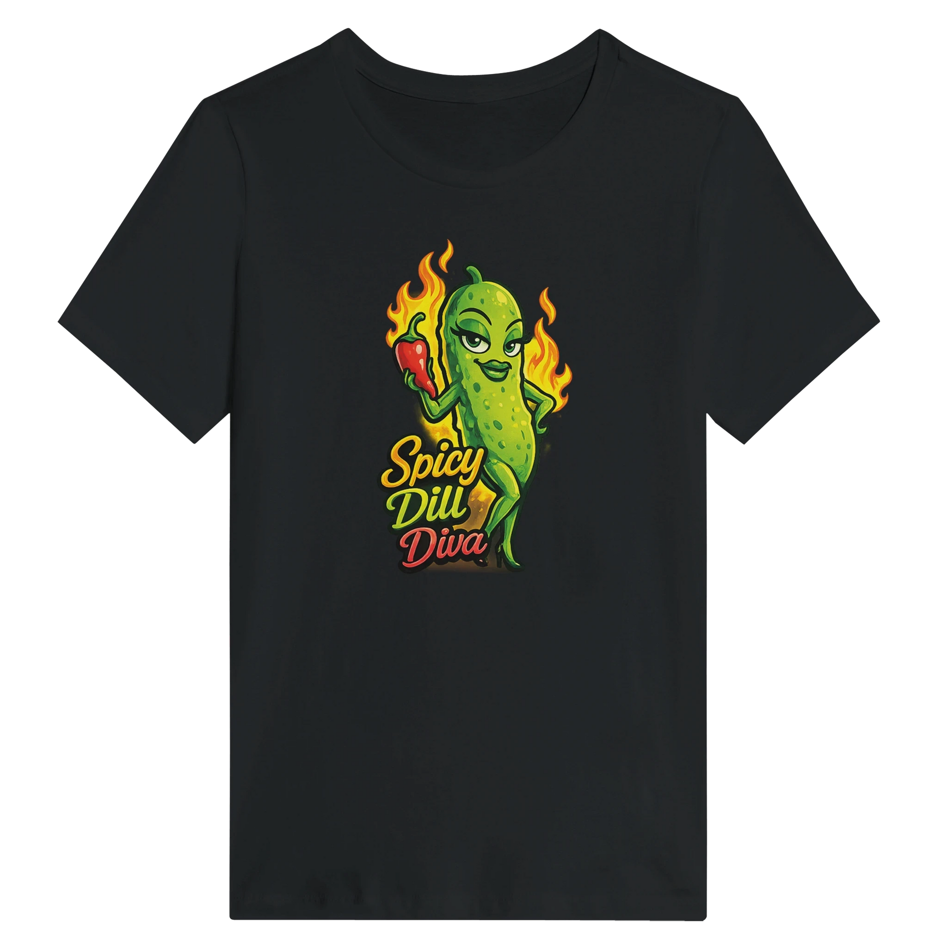 Women’s Spicy Dill Diva Pickle T-Shirt