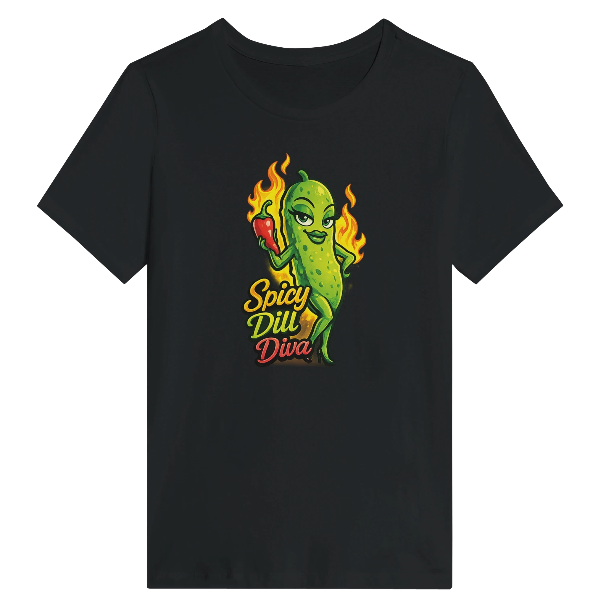 Women’s Spicy Dill Diva Pickle T-Shirt