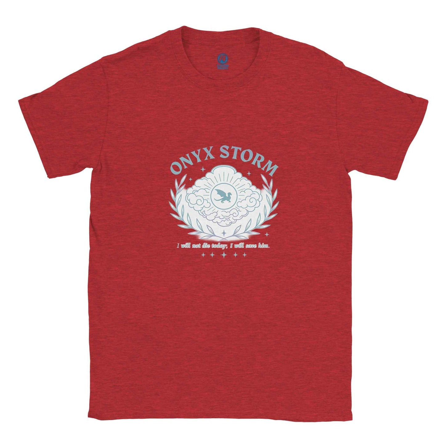 "Onyx Storm" Bookish T-Shirt – Mythical Dragon Reader Design