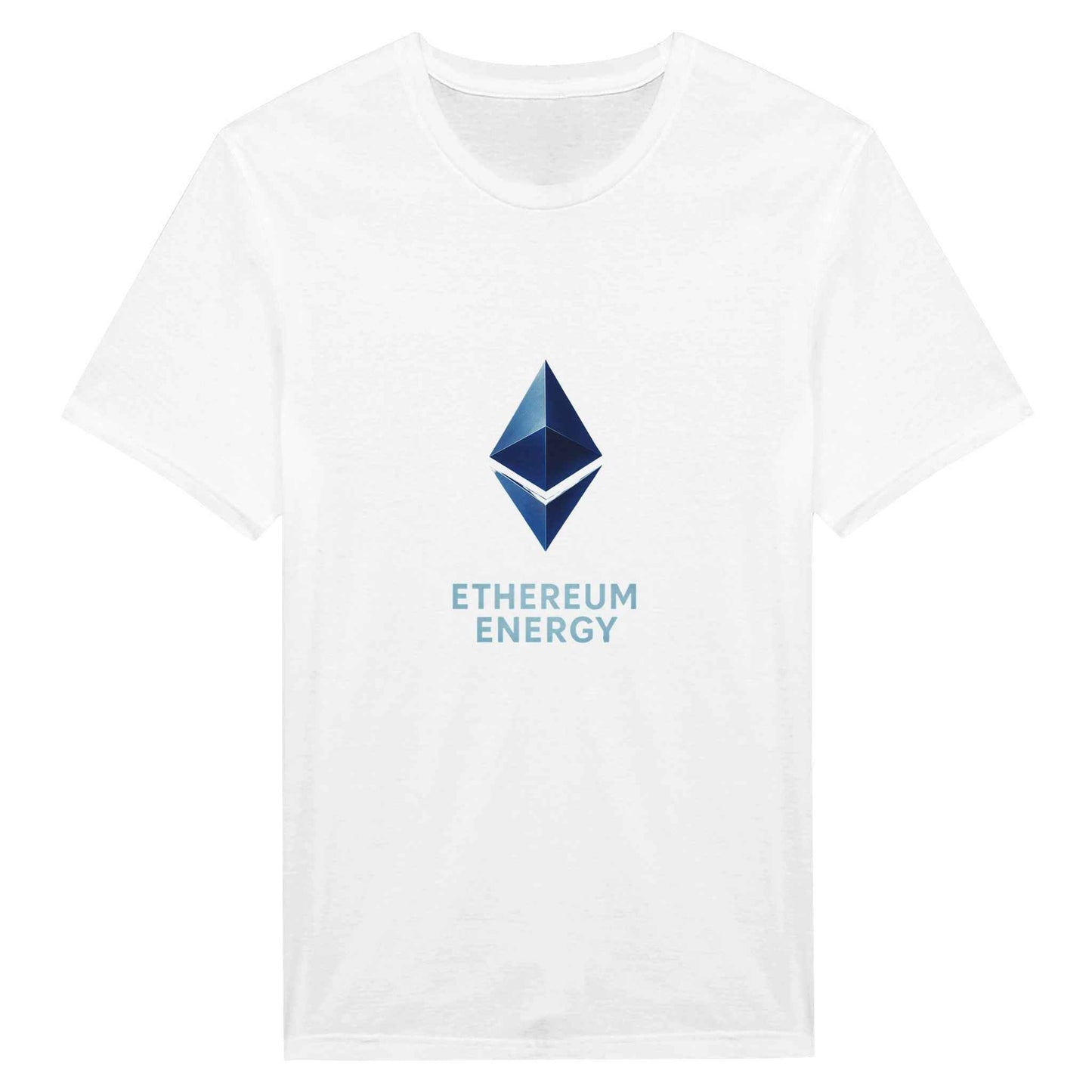 Ethereum Energy T-Shirt – Sleek Blue Crypto Logo Graphic Tee in Multiple Hues