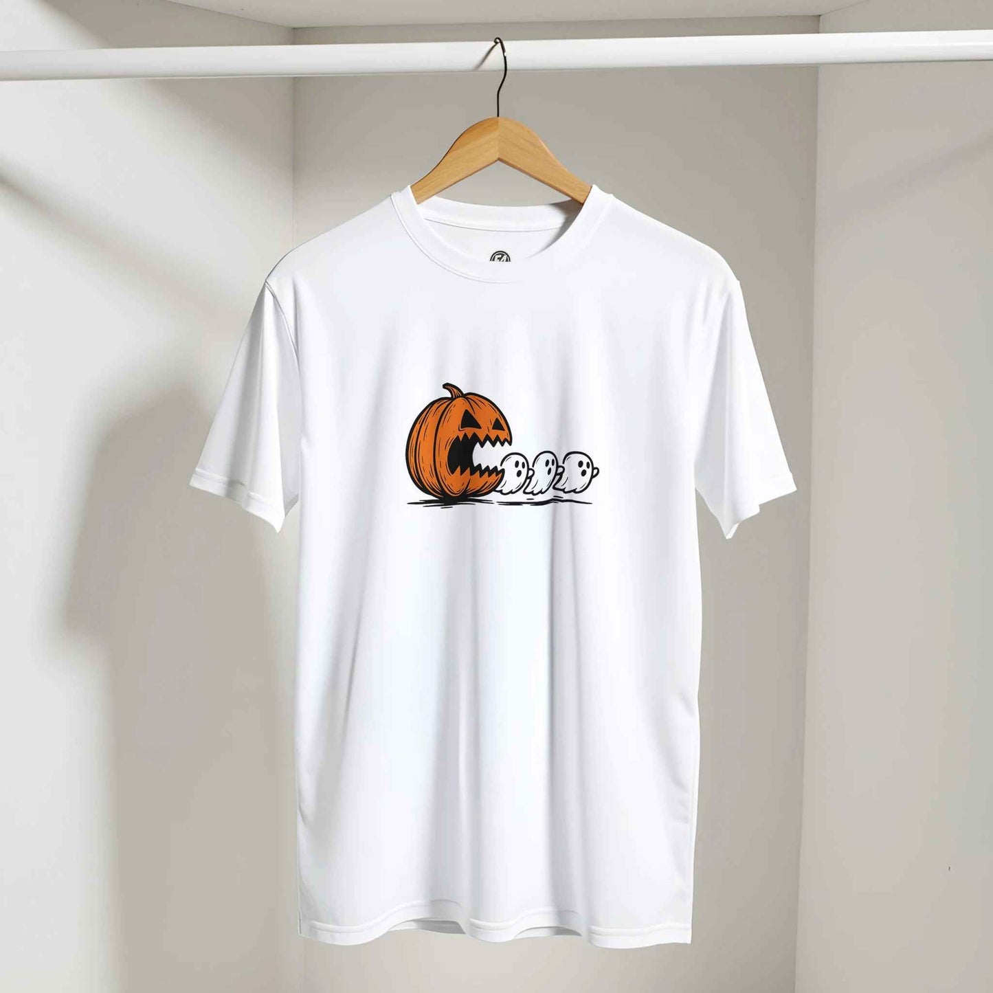 Chomped by the Pumpkin Halloween T-Shirt – Funny Halloween Tee - F4 Custom Prints