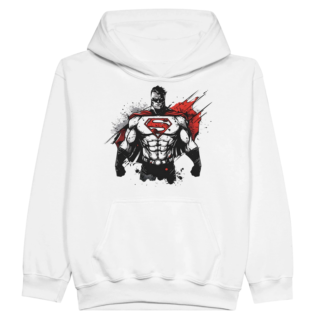 Kids Shadow Superman Hoodie