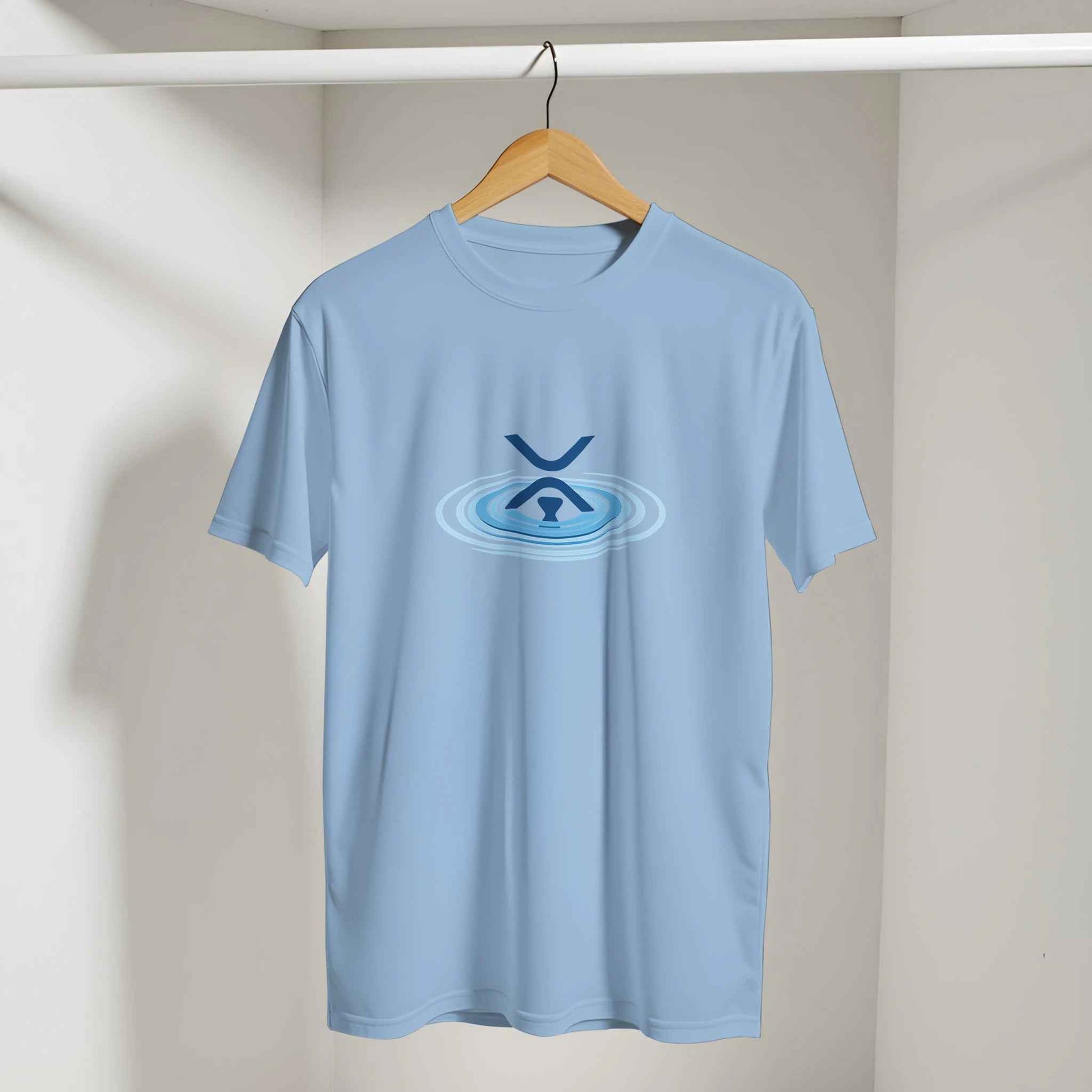 XRP Ripple T-Shirt – Ripple Effect Crypto Design in Your Choice of Eleven Shades
