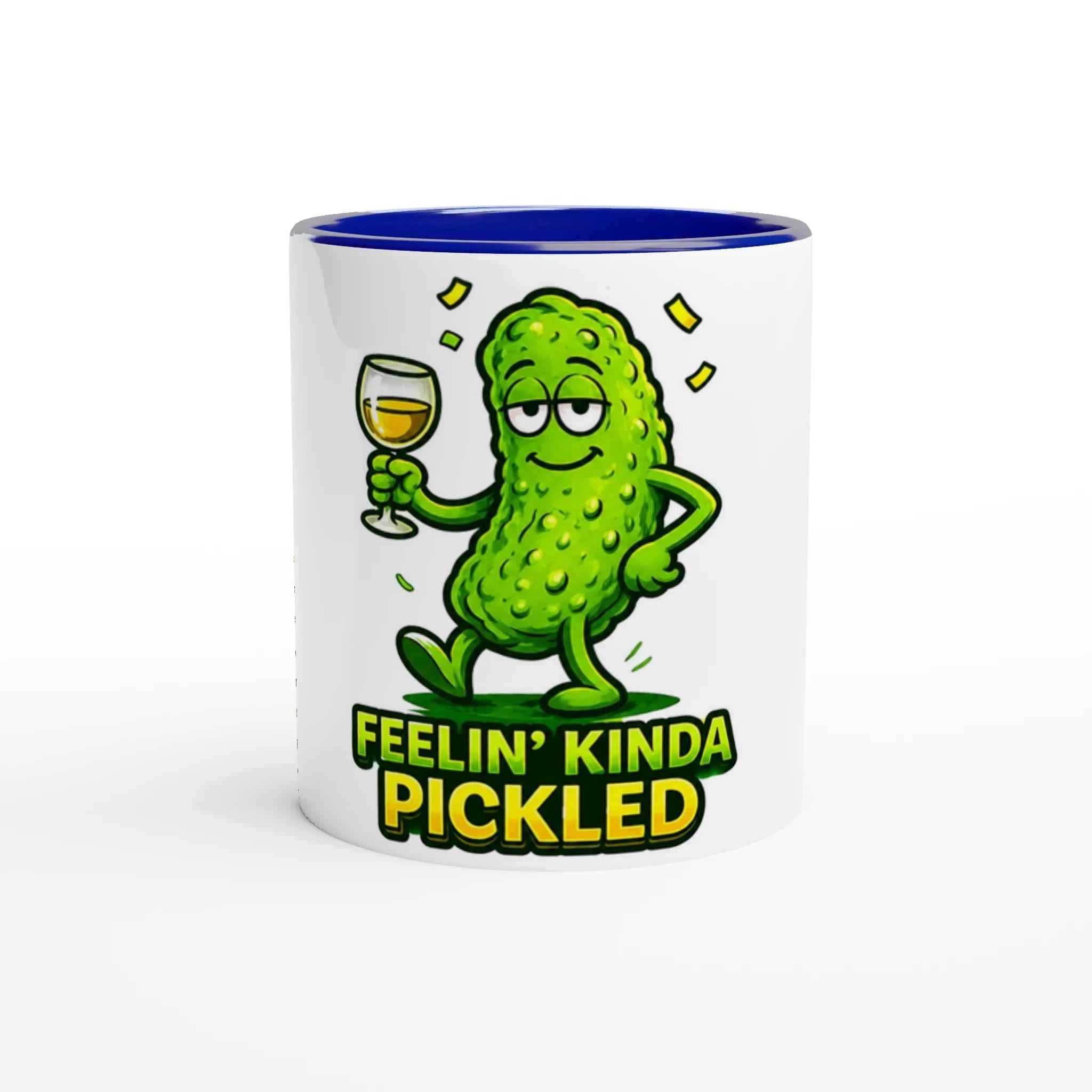 Feelin Kinda Pickled 11oz Coffee Mug with Color Inside