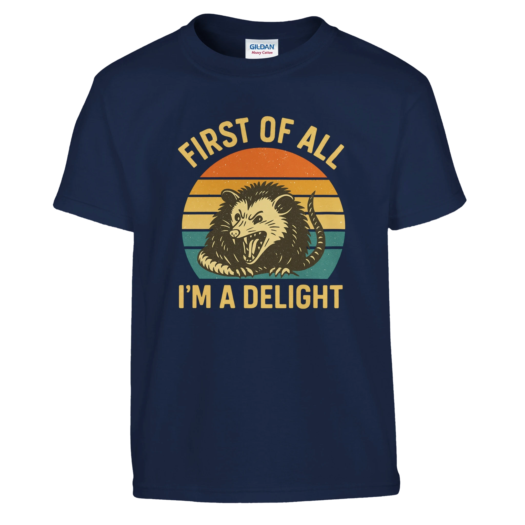 Kids First of All I’m a Delight Possum T-Shirt