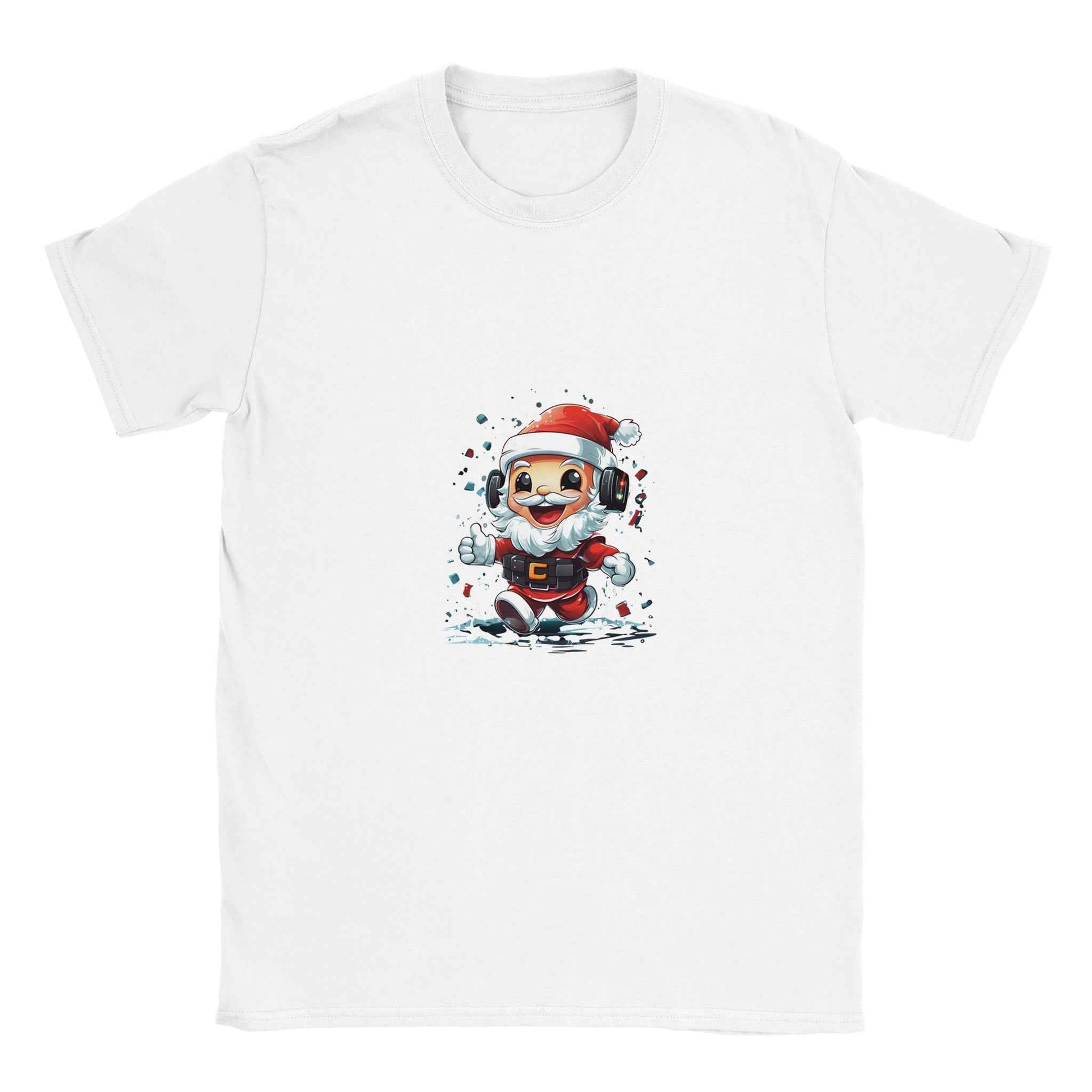 DJ Santa Claus Christmas Shirt – Festive Holiday Graphic Tee for Music Lovers