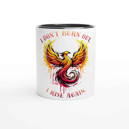 Rise Again Phoenix 11oz Coffee Mug with Color Inside