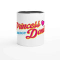 Princess Donut Energy 11oz Coffee Mug with Color Inside