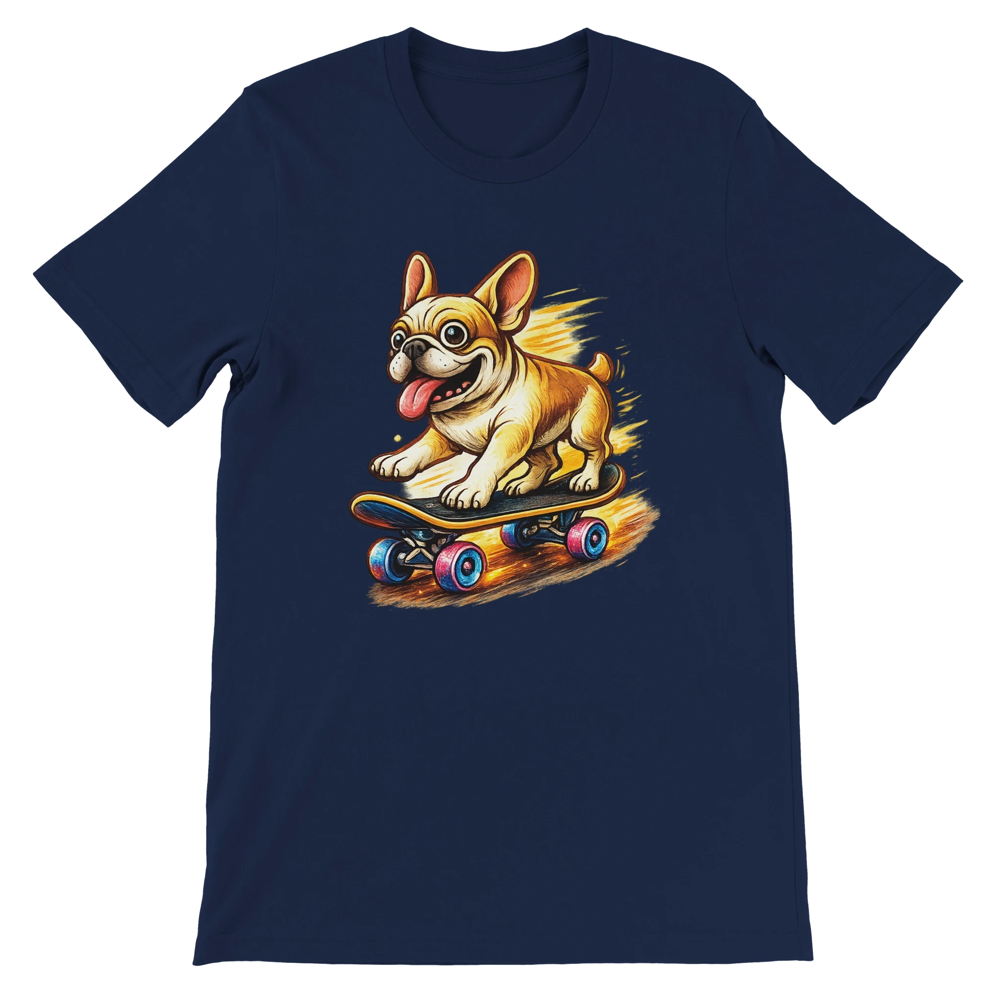 Skater Frenchie T-Shirt
