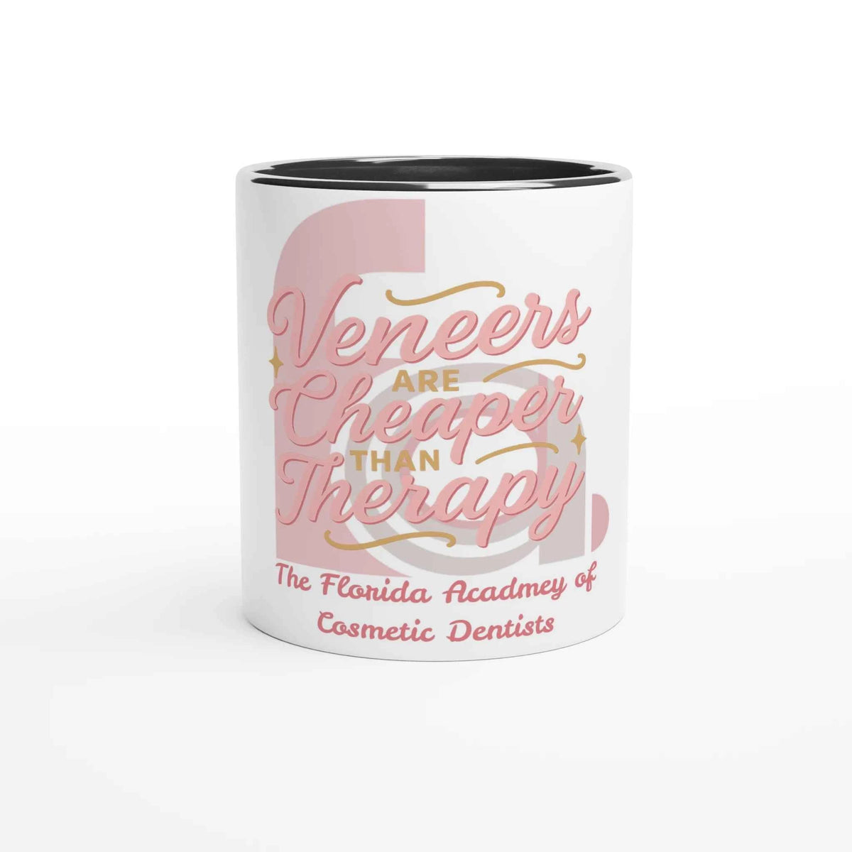 FACD Veneers Are Cheaper 11oz Coffee Mug with Color Inside