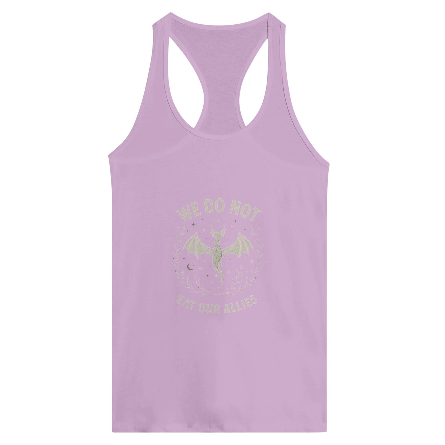Forth Wing Quote Women’s Racerback Tank – Dragon Alliance Fantasy Top - F4 Custom Prints