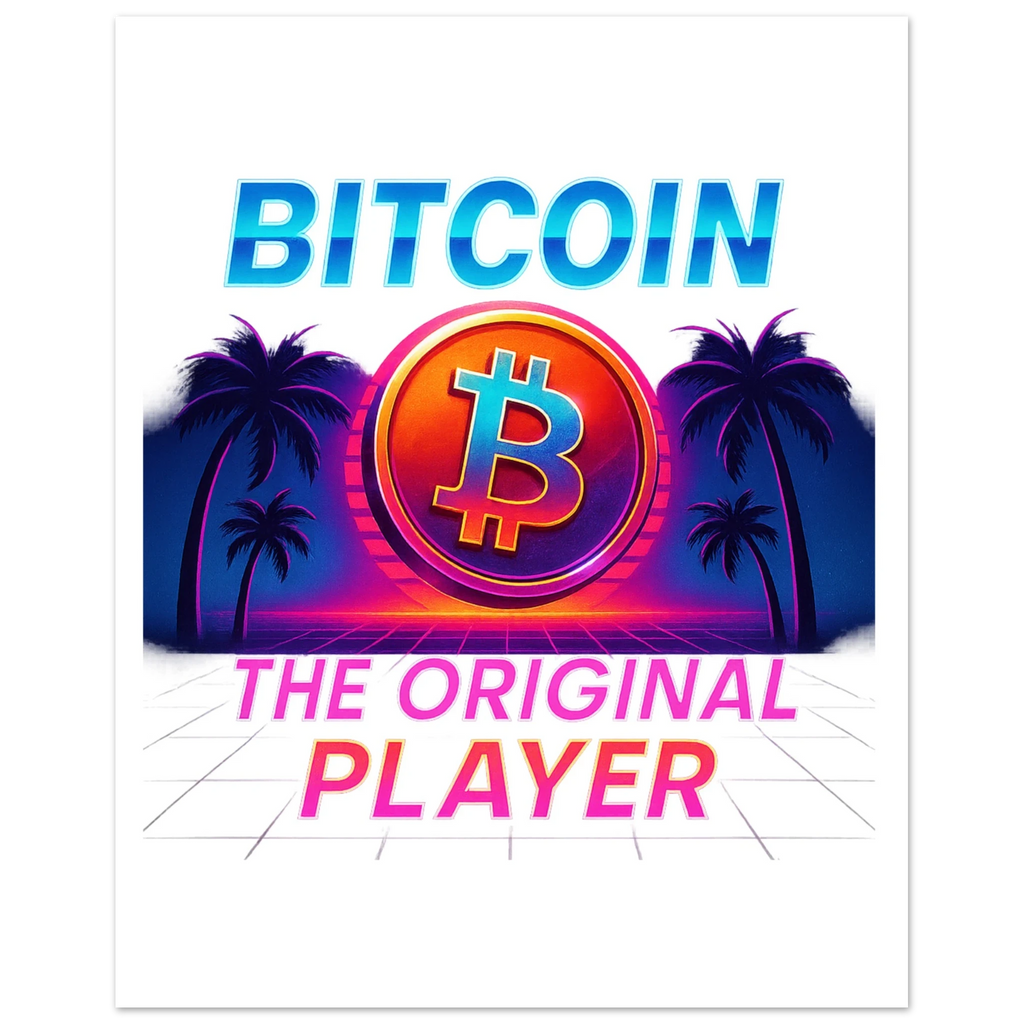 Bitcoin Original Player Fine Art Poster
