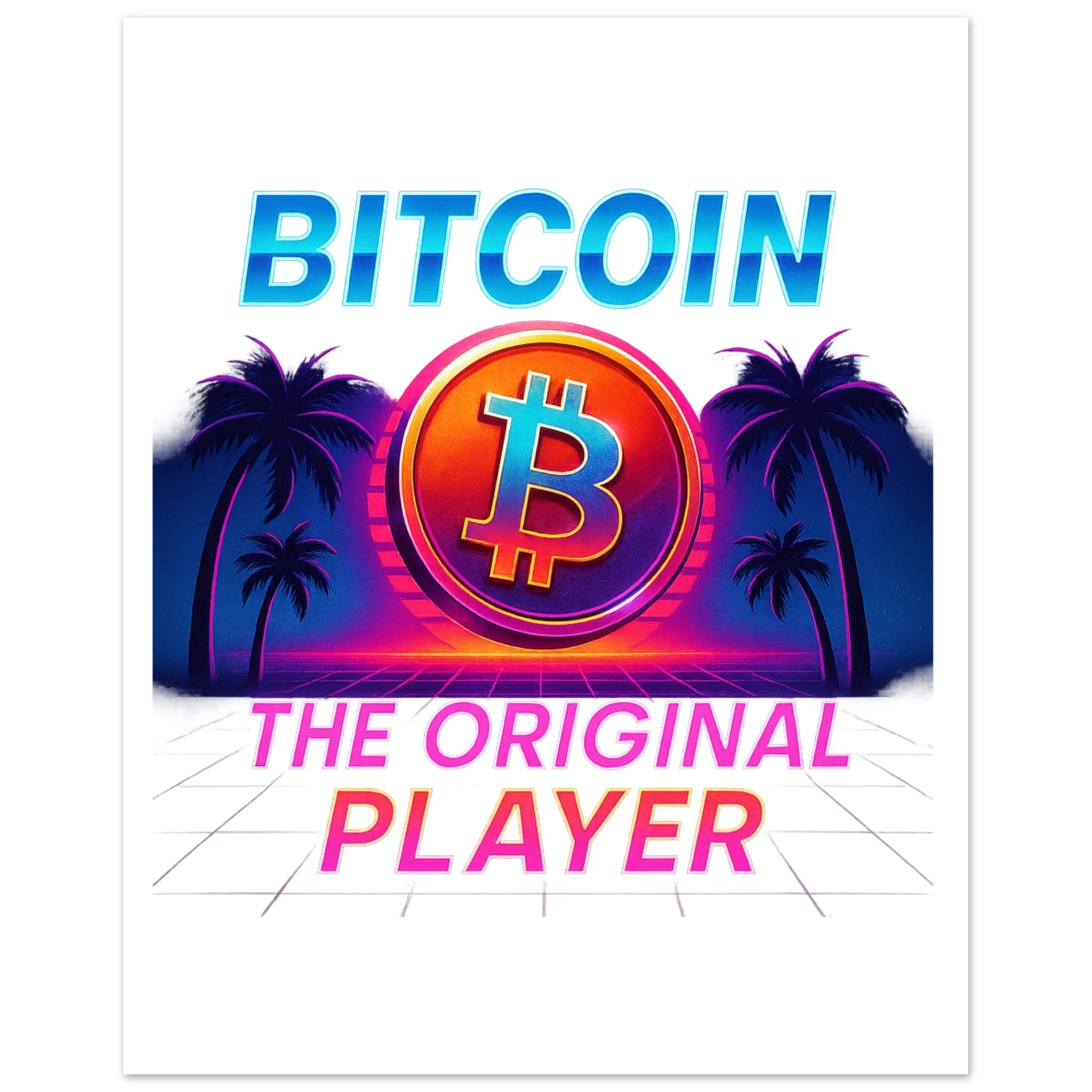 Bitcoin Original Player Fine Art Poster