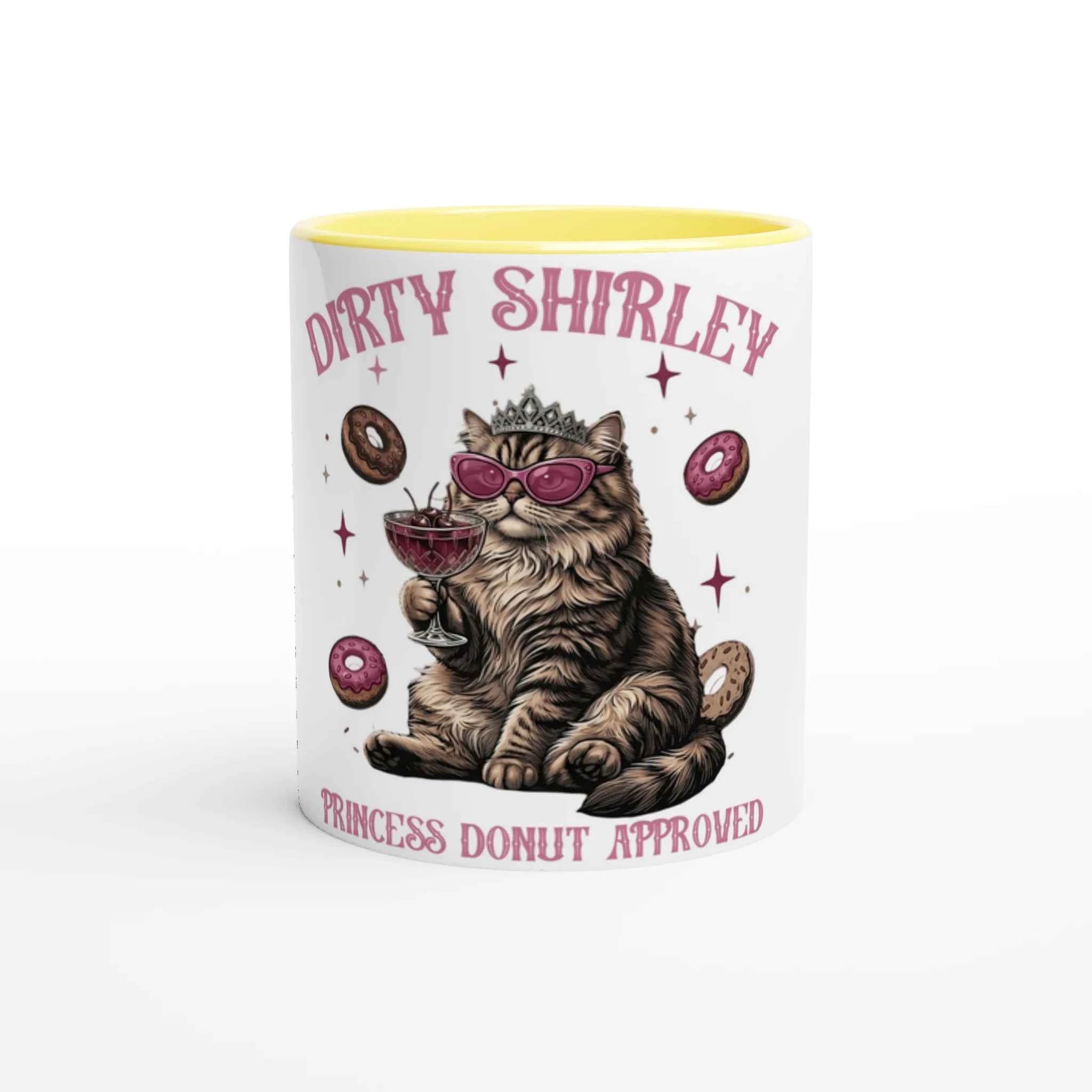Dirty Shirley 11oz Coffee Mug with Color Inside