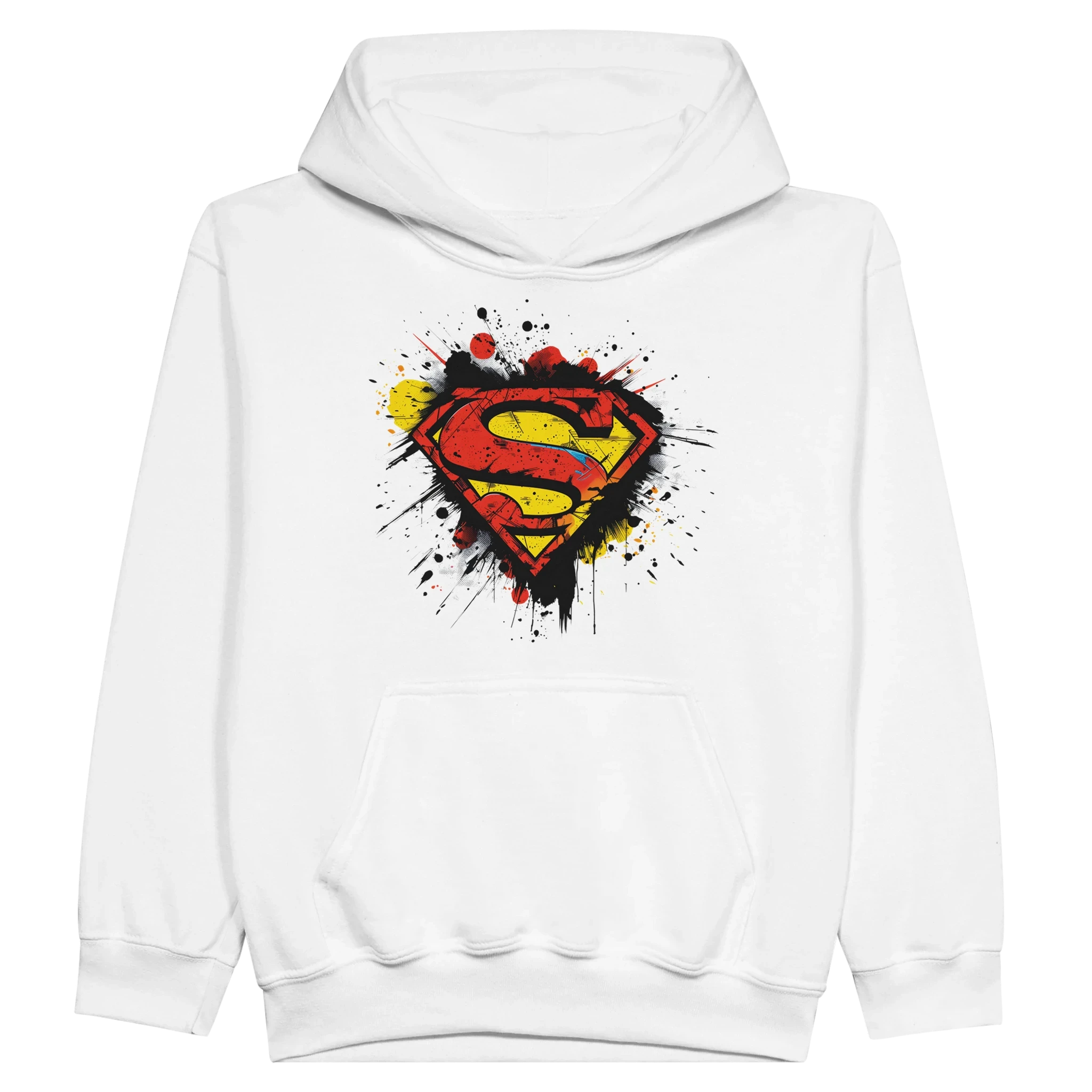 Kids Superman Splatter Shield Hoodie