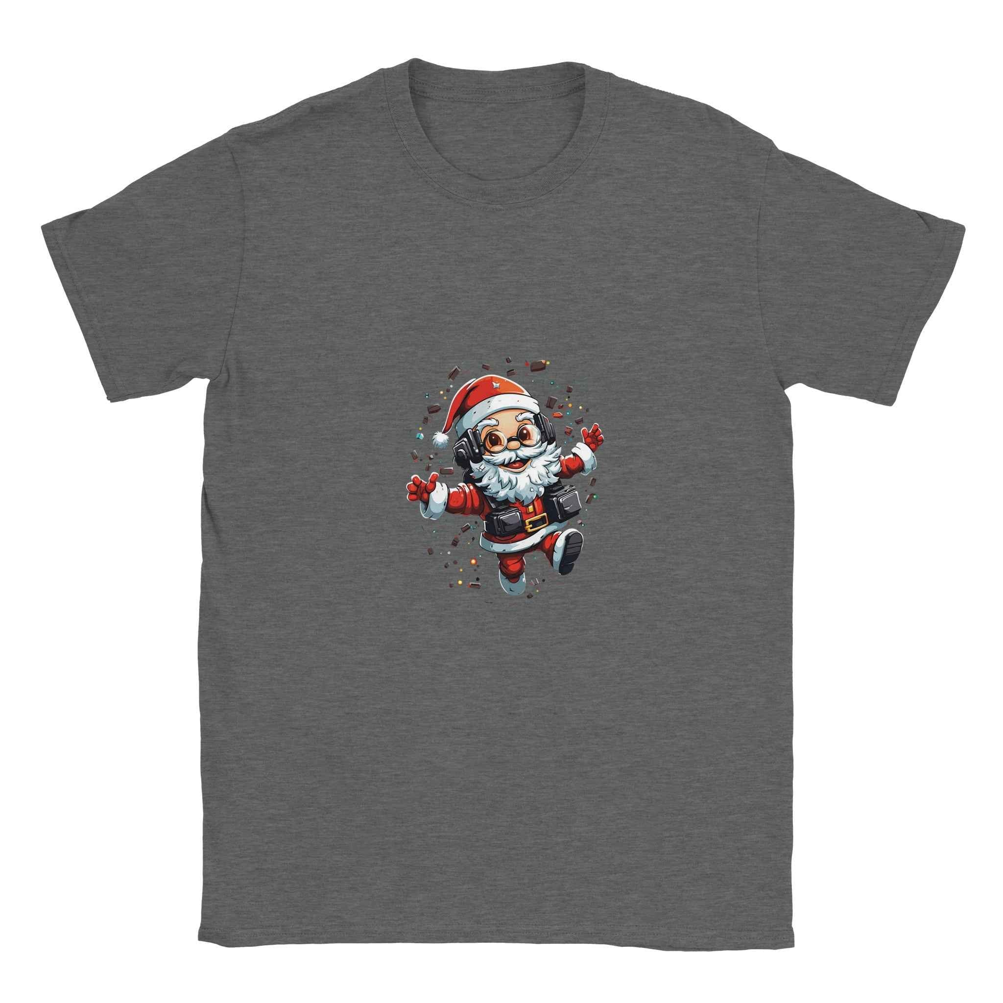 Gamer Santa Christmas T-Shirt – Festive Holiday Graphic Tee for Gamers & Tech Lovers